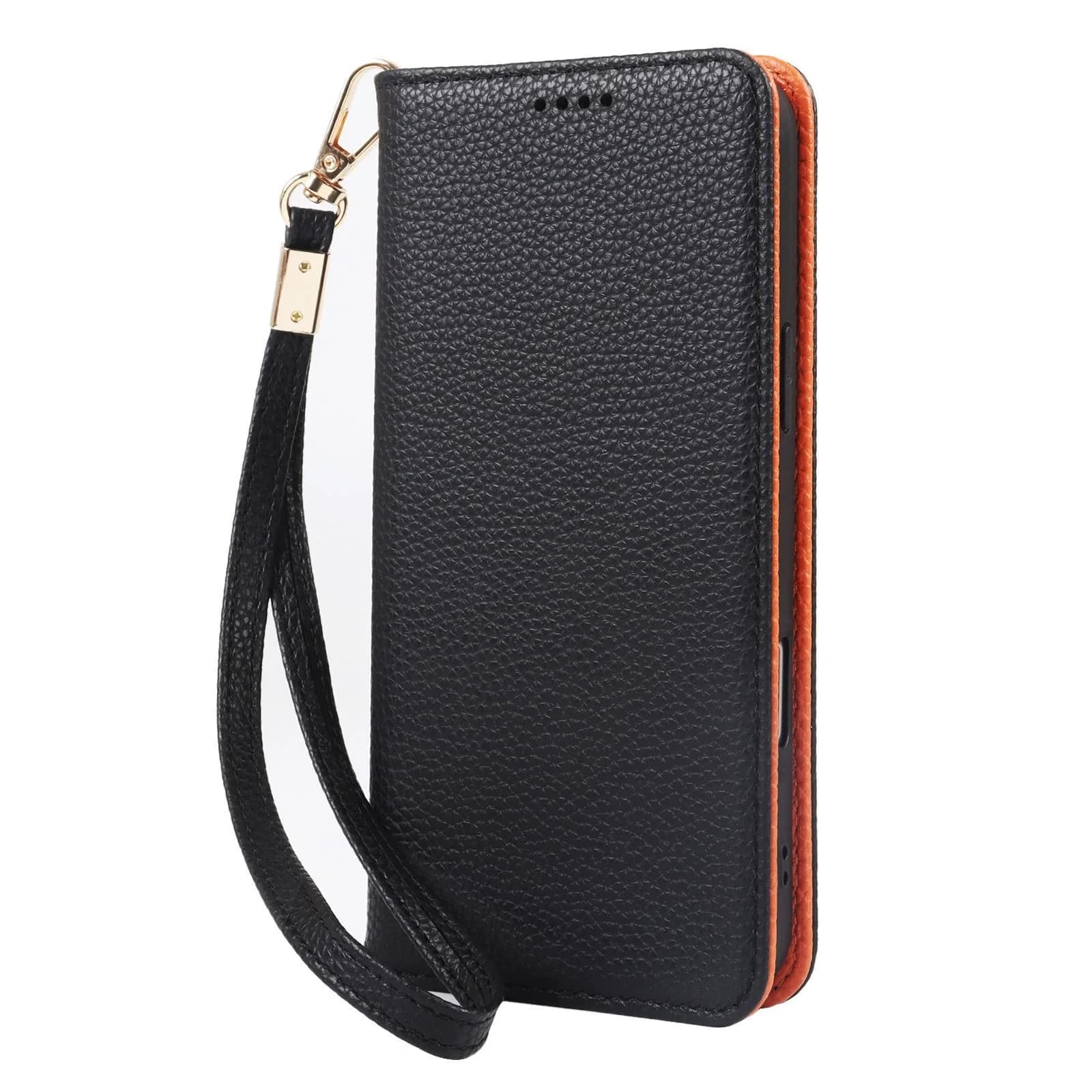 Custodia in pelle PU bicolore con motivo Lychee per ZTE Nubia Red Magic 11 Pro+