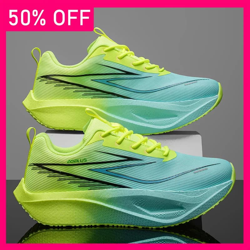 Scarpe sportive unisex alla moda in rete traspirante, scarpe da corsa professionali, comode scarpe sportive con lacci per fitness all'aperto da uomo