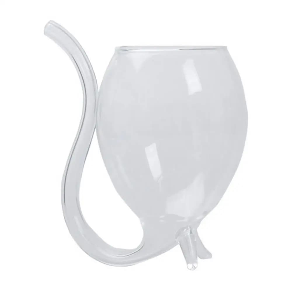Tazza Tazza di cannuccia Bicchiere Vino Whisky Resistente al calore Succhiare Succo Latte Tubo per bere Tazza di cannuccia