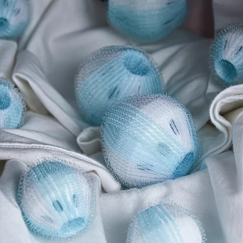 6 Reusable Balls for Removing Domestic Animals, Drying Balls, Non-Electric Gathering for Animal Owners, Durevoli Washing Accessories