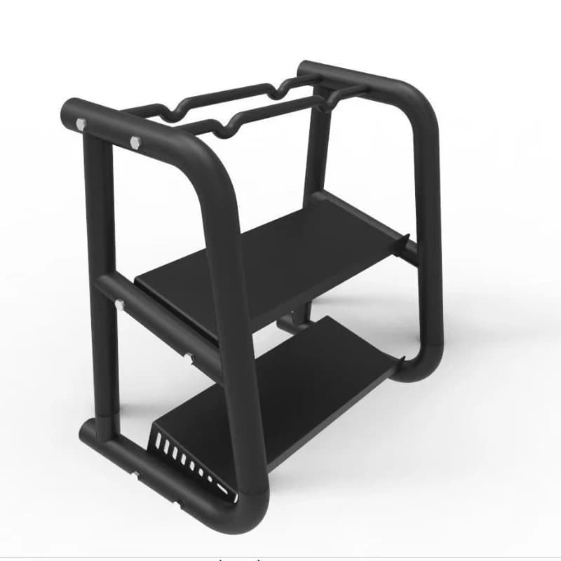 Porta manubri piccolo multifunzionale per casa e uso commerciale, porta kettlebell e attrezzature fitness