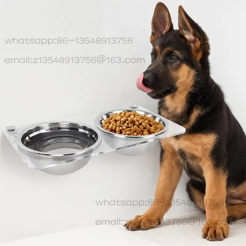 Ciotola Sospesa per Animali Domestici Xiaohongshu Popolare, Ciotola per Cani, Ciotola per Gatti, Ciotola per Cibo Gatti, Ciotola per Cani, Dispenser Acqua all'Ingrosso