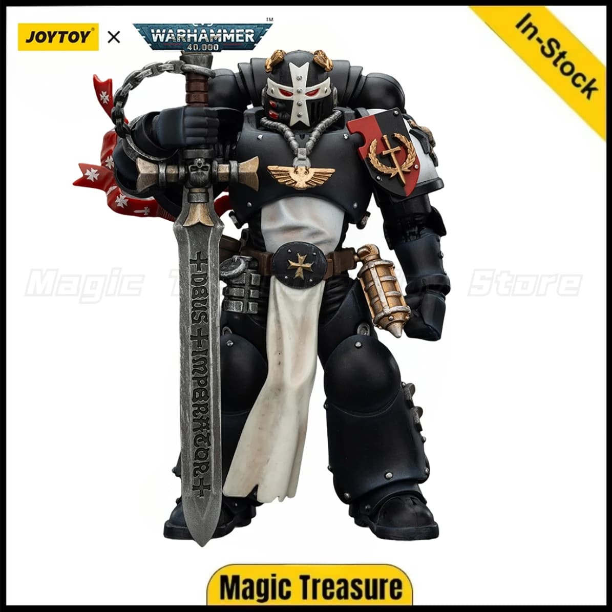【Disponibile】JOYTOY 1/18 Action Figure Warhammer 40K Black Templari Campionato dell'Imperatore Bayard's Revenge Modello Giocattolo Regalo