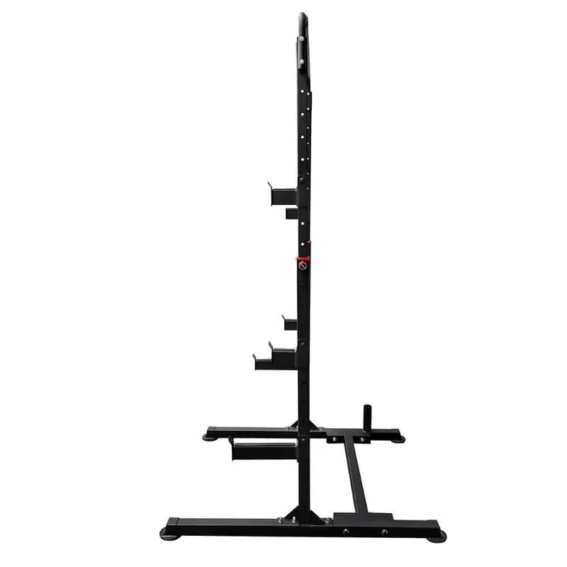 Multifunctional power tower for home gym: squat support with pull-up dive station, horizontal bar and parallel bars