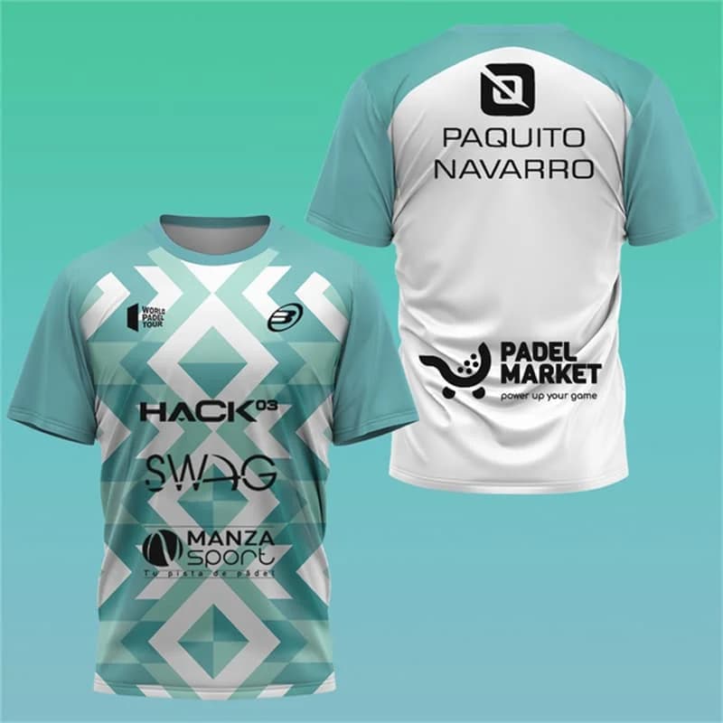 T-shirt Sportiva da Tennis da Uomo alla Moda, Abbigliamento Estivo per Allenamento Outdoor, Top a Maniche Corte, T-shirt da Spiaggia, Tuta da Surf