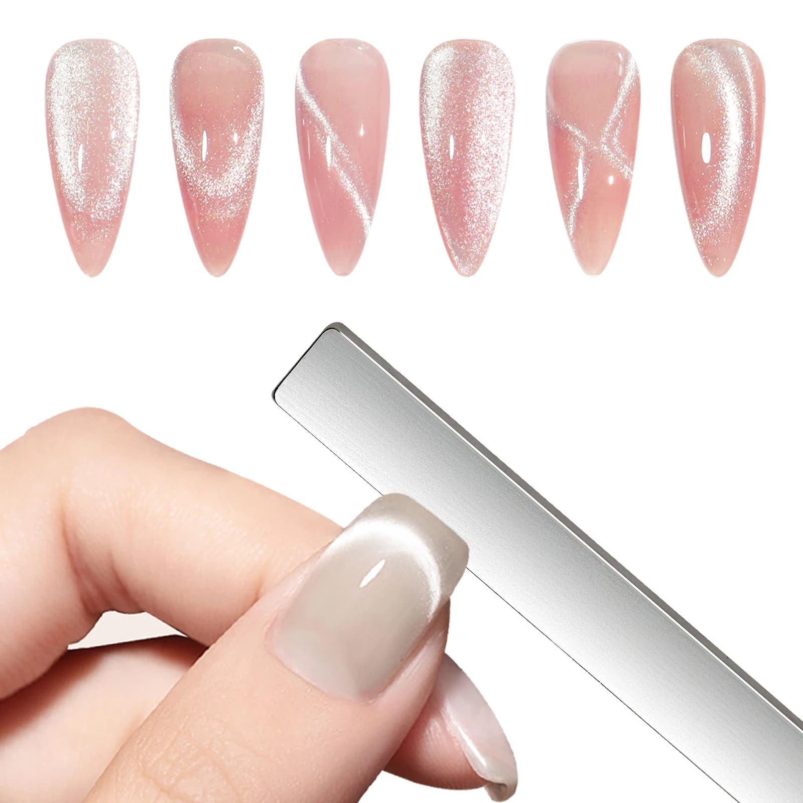 1/2pcs Nail Art Cat Eye Magnete per Nail Art per Cat Eye Gel Nail Polish Magnete Disegni Strumento Magneti magnetici per nail art Strumento