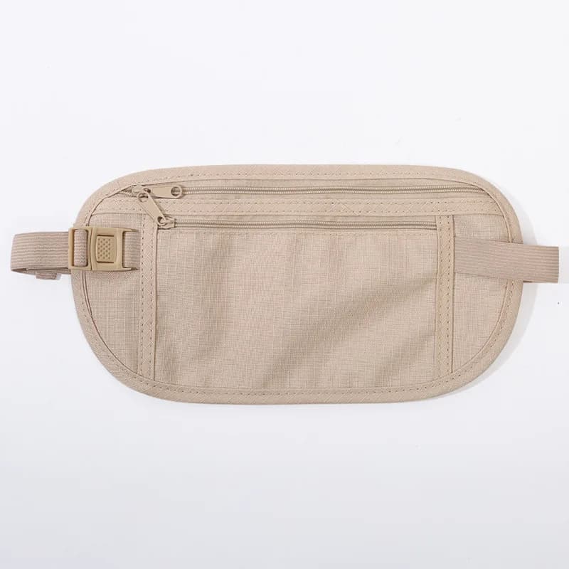 ElegJrn Money Belt - Safe Travel Wallet Portfolio Hidden with RFID Lock, Underground Packet