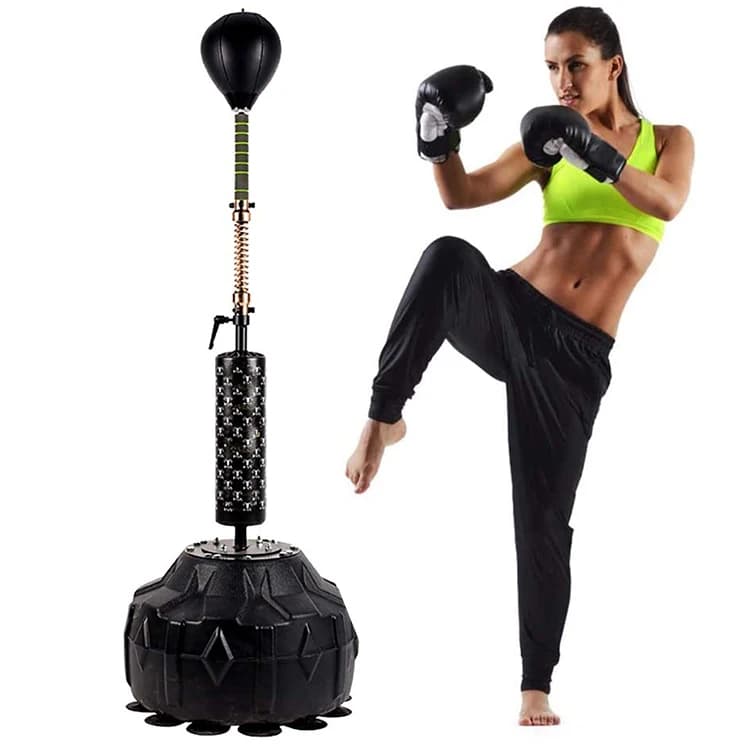 2026 Professional Boxing Equipment Standing Punching Bag & Sand Bag Spring Punching Bagpromote sales