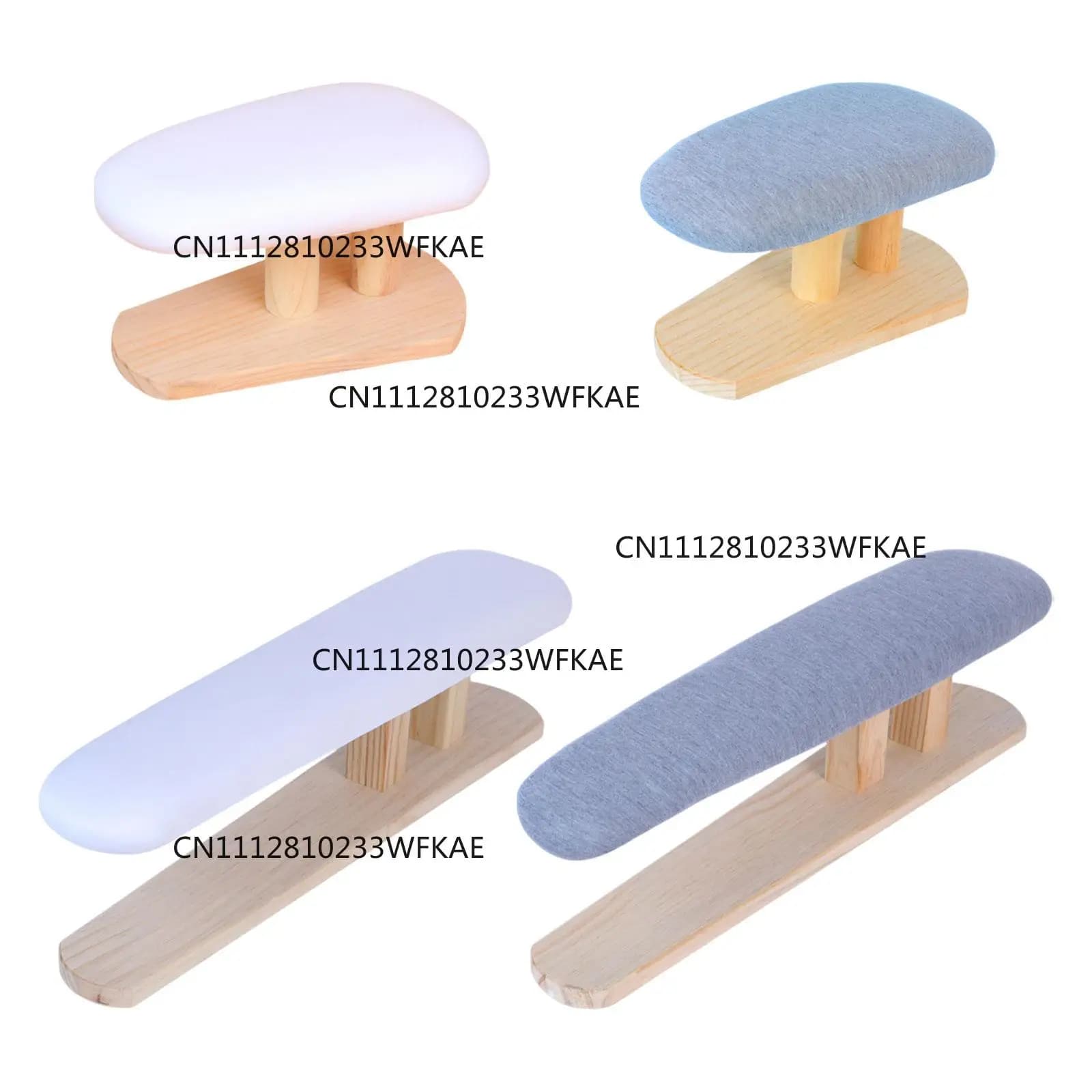 Tabletop Ironing Board Professional Iron Board with Wood Base for Laundry Room Home Household Detailed Garment Ironing Shoulders
