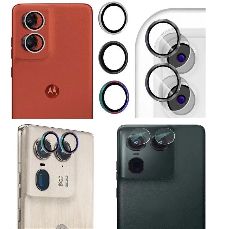 Tempered Glass Lens Protection for Motorola Moto G Stylus 5G 2024 Edge 50 Ultra Fusion Pro, Camera Cover, Rigid Film