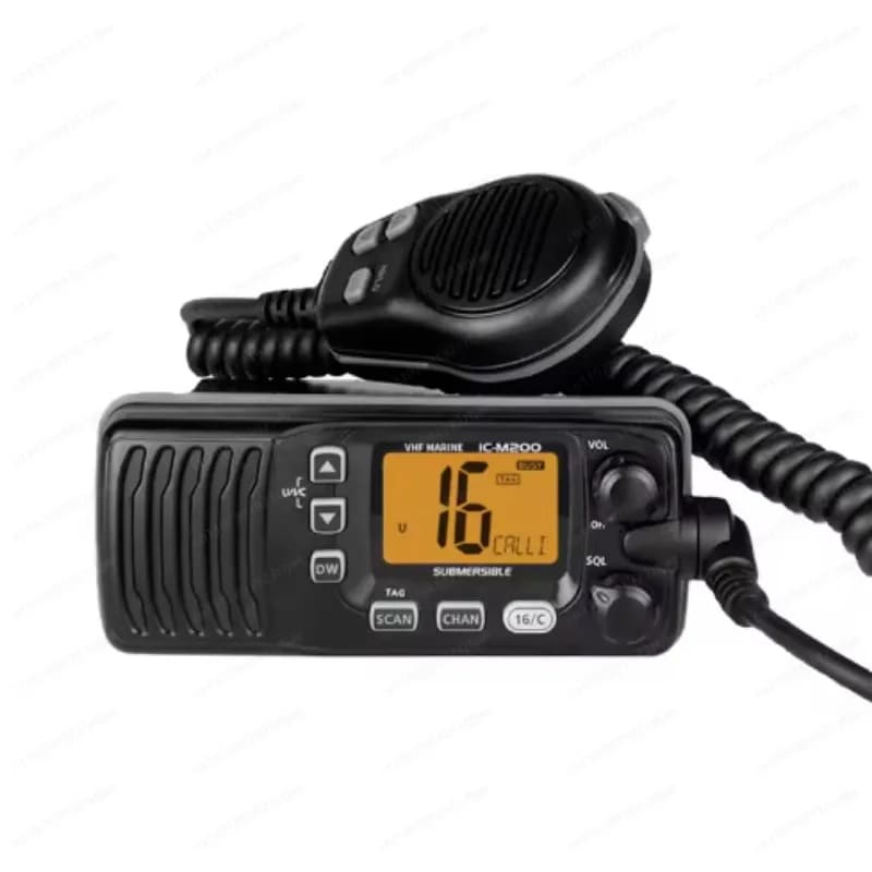 Radio Marina VHF SS IC-M200, Walkie Talkie ad Alta Potenza 25 Watt, Impermeabile