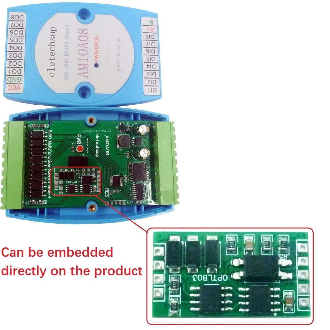 UART TTL at RS485 Industrial level isolated communication surge protection for Arduino MEGA Raspberry Pi 4 NODEMCU ESP8266