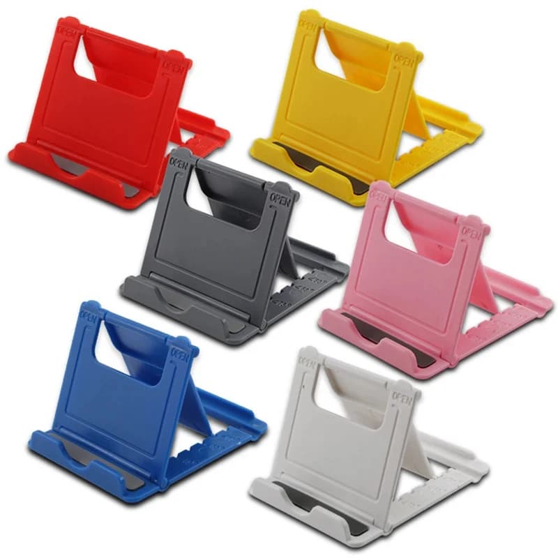 Supporto da scrivania per telefono 1-3 pezzi, treppiede per iPhone Xsmax 12 13 Pro Huawei Xiaomi Mi 9, supporto pieghevole in plastica