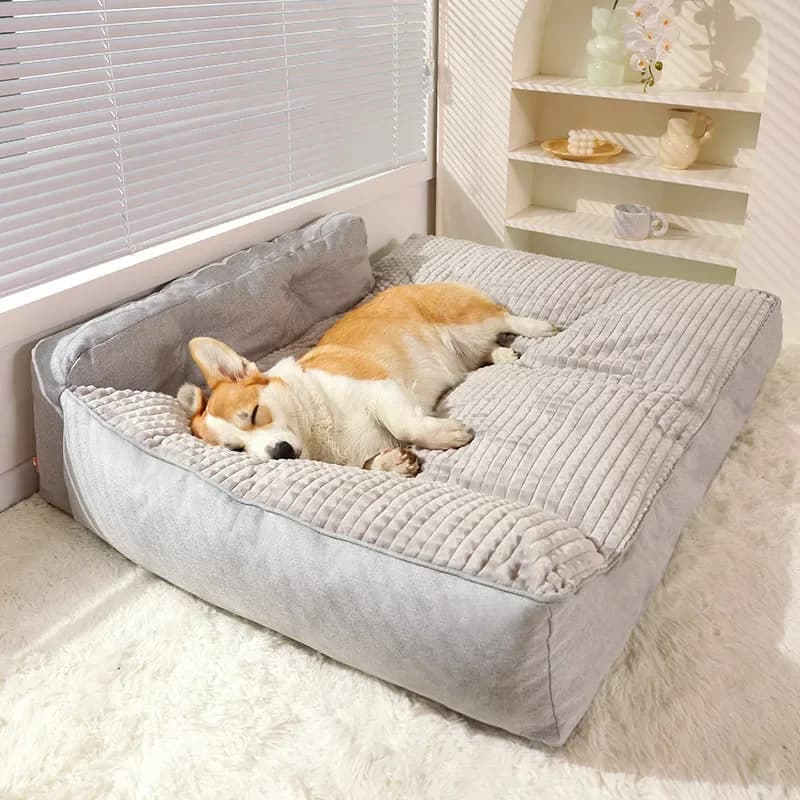 Letti per animali domestici rimovibili tappetino per cani lavabile tappetino per cani caldo invernale divano di lusso per cani di piccola taglia letto scozzese per gatti cani Fluff Sleeping