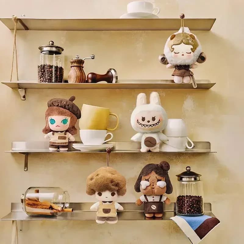 POP MART POP BEAN COFFEE FACTORY Series Blind Box - Mystery Figure Toy Cute Anime Doll Ornaments Gift