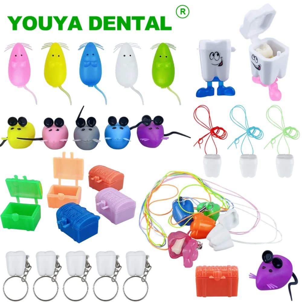 100 Pezzi Scatole Portadenti per Bambini, Contenitori per Denti da Latte, Porta Ricordo per Denti Decidui, Regalo Souvenir