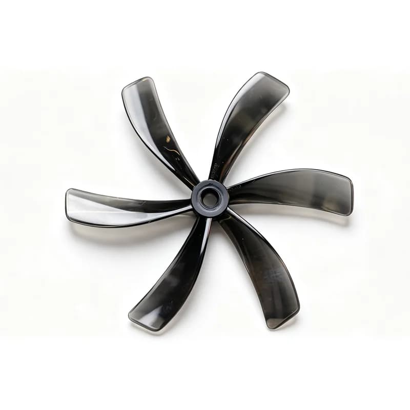 HQProp 4X4X6 6‑Blade Duct Propellers, 4 Inch PC Material Props 2 Pairs for Cinewhoop FPV Quad