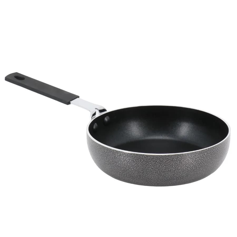 Cambourne 6.5 Inch Aluminum Mini Frying Pan with Bakelite Handle in Black