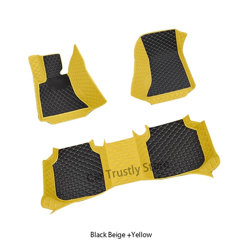 Custom Fit Full Set PU Leather Car Floor Mat For Ford F150 4 Doors 2011 2012 2013 2014 2015 2016 2017 2018 2019 2021 Accessories