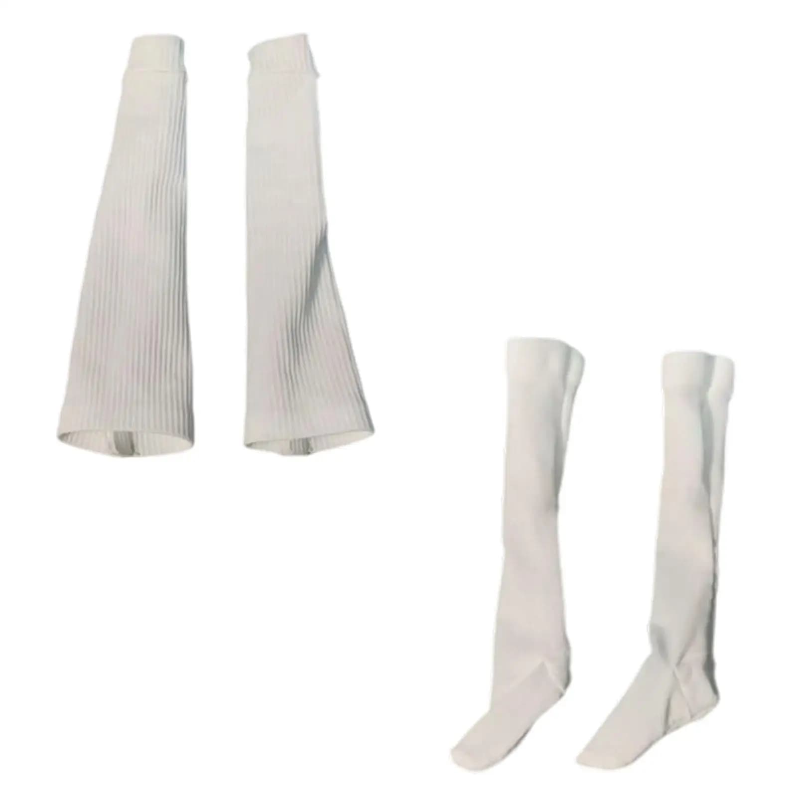 Calzini tubolari in scala 1/6 Bambole alla moda alla moda vestono accessori Calzini al polpaccio Scaldamuscoli per figure femminili da 12 pollici Accessorio per costume