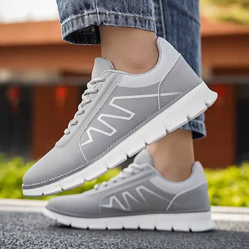 Scarpe da corsa con plateau per aumentare l'altezza da uomo, sneakers alte da uomo, scarpe da basket sportive da uomo