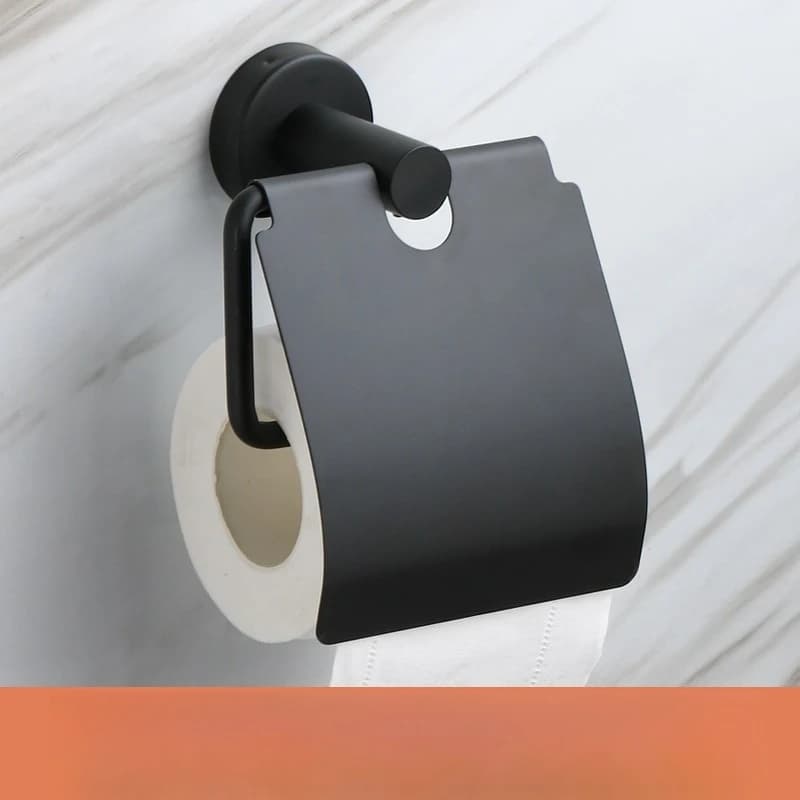 Porta carta igienica in acciaio inossidabile 304 a parete senza trapano, organizer creativo per rotoli di carta igienica da bagno per America