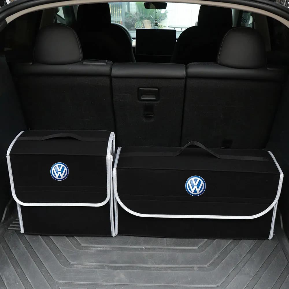 Car Sundries Storage Box Trunk Folding Organizer Bag For Volkswagen Polo Golf Scirocco T-roc Passat B5.5 Touran Touareg Rline B8