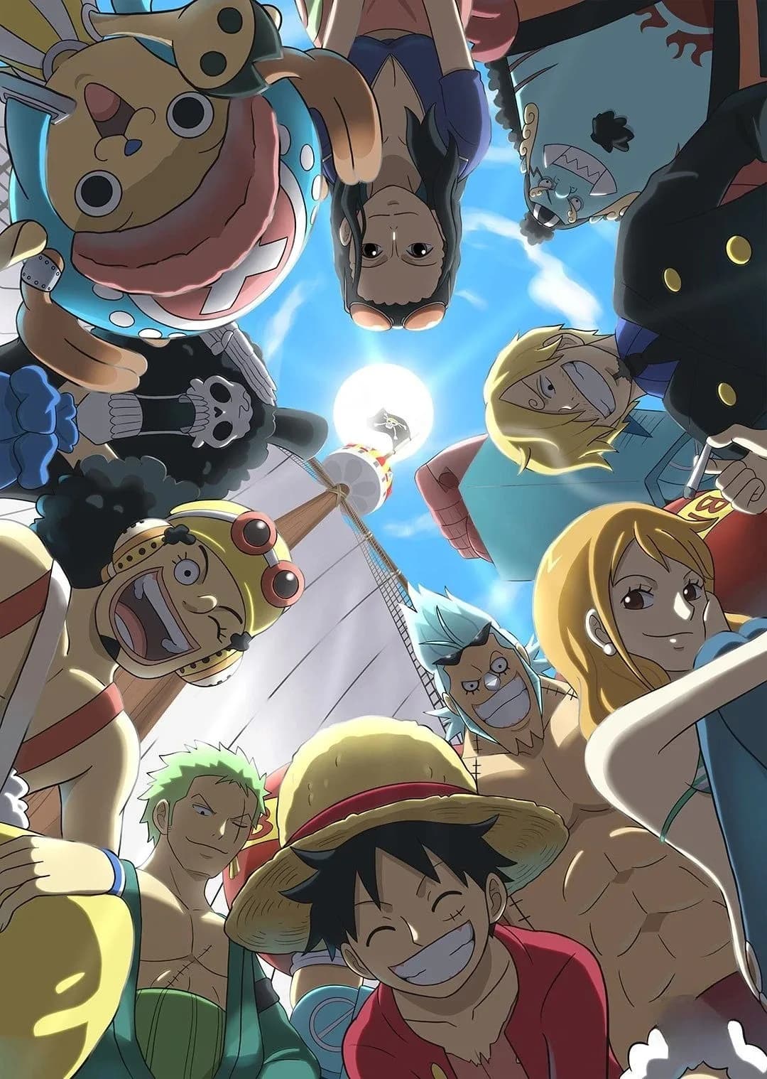 Dipinto a Olio con Numeri, Personaggi Anime One Piece, Decorazione per Casa, Quadro da Parete per Camera da Letto, Regalo Senza Cornice
