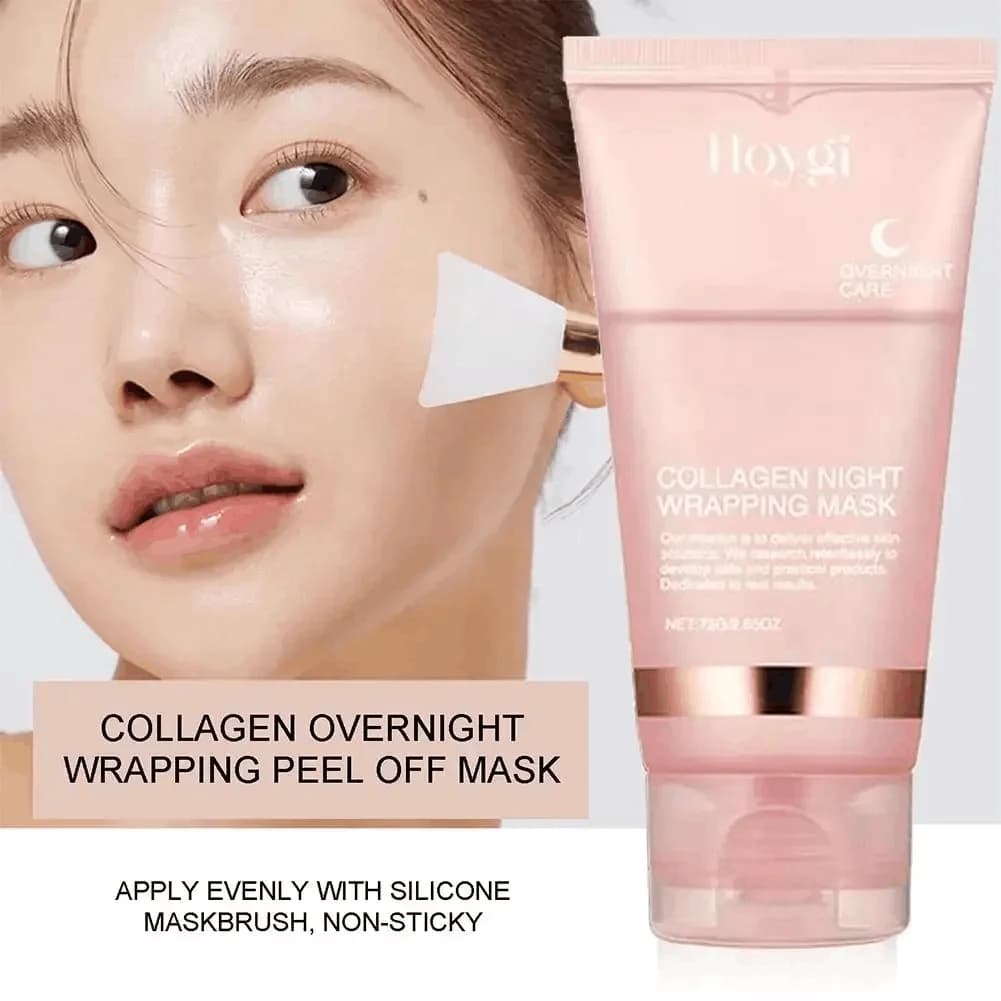 Deep Collagen Mask Peel Off Mask Deep Hydrating Lifting Face Masks Pack Overnight Sleeping Hydrates Facial Skin Care