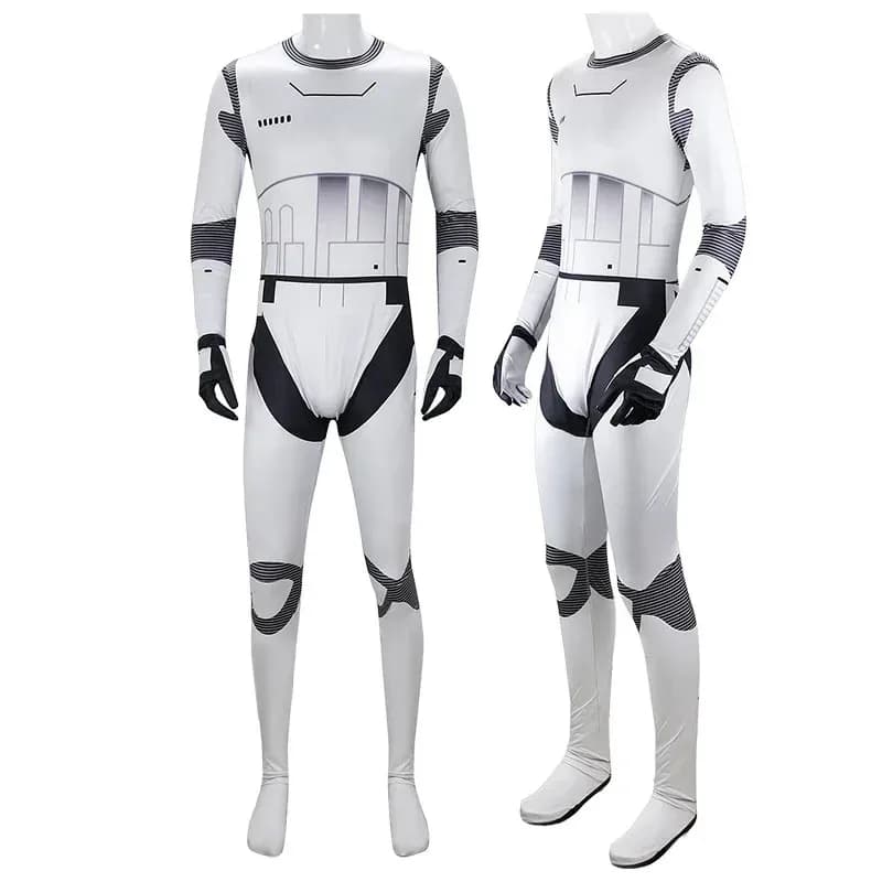 NewStormtrooper Adult Children's Dresses Star White Soldier Costume Halloween Cosplay Role Game Clothing5;c,6's.2;b'8,