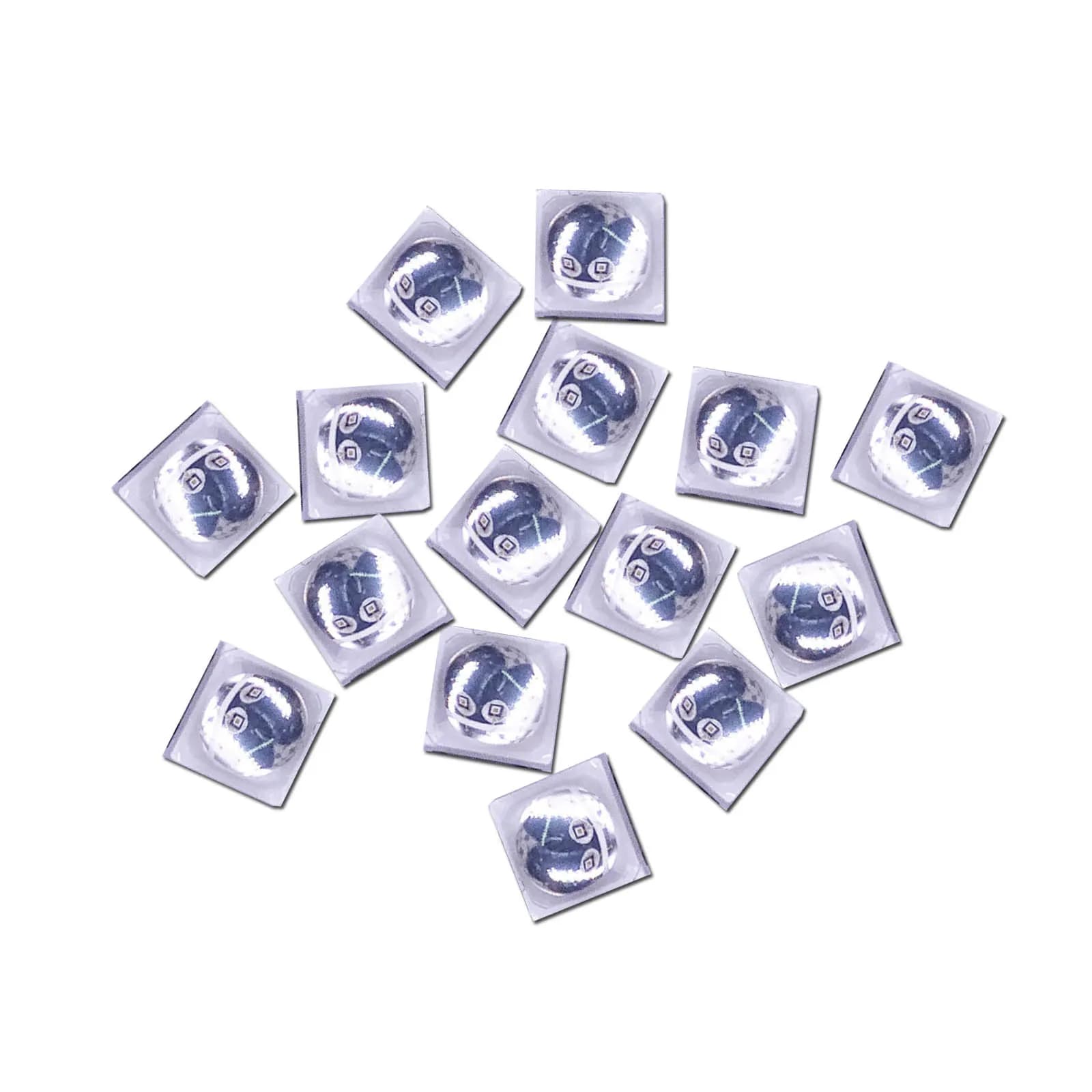 50pcs 2W Epistar 365nm + 365nm + 405nm Tre Cristalli Diodi LED UV Del Chiodo Del LED Branello Della Lampada SMD5050 5054 HA CONDOTTO LA Lampada Per La Nail SOLE Macchina