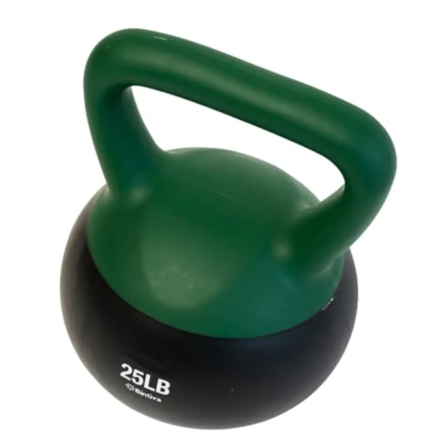 Kettlebell morbidi per uso domestico - riempiti con sabbia marina e ferro, codificati a colori in base al peso, esterno in neoprene resistente, disponibili in vari colori.