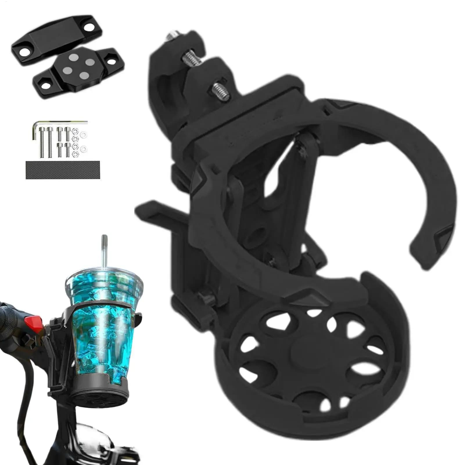 Anti-slip 360 Degree Rotation Motorcycle Baby Stroller Bicycle Bottle Holder Water Cup Bracket Bike Bottle Rack Cycle Cup Cage