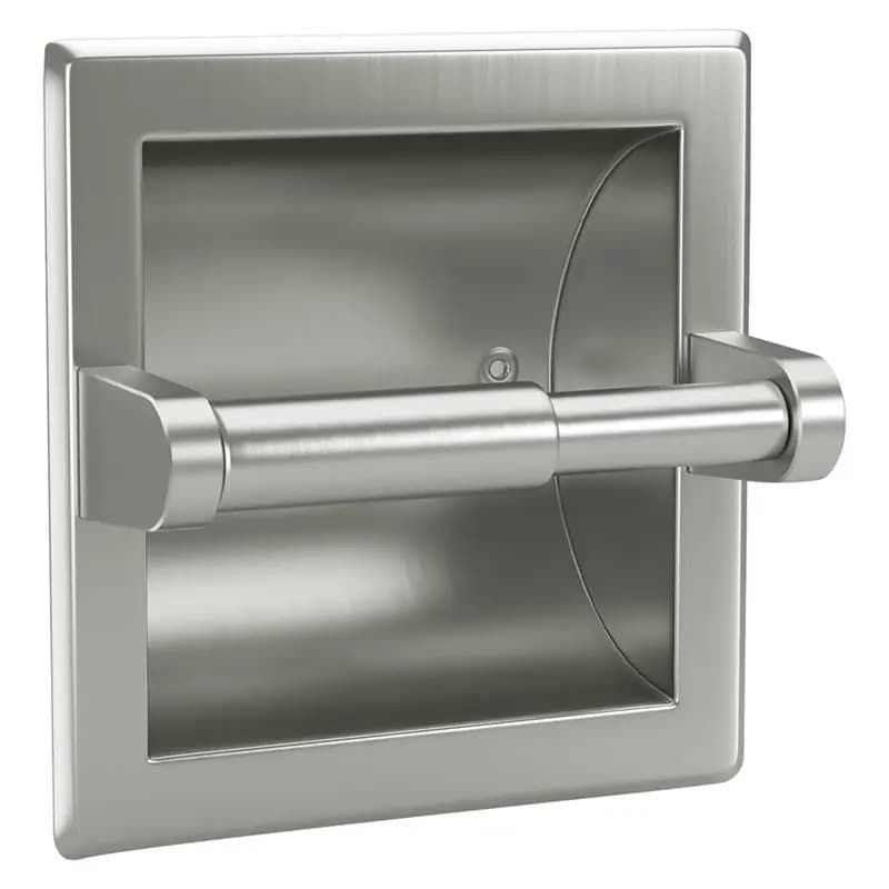 ABUI-For Bathroom Insert Design Recessed Toilet Paper Holder,Stainless Steel In Wall Toilet Paper Roll Holder Commercial