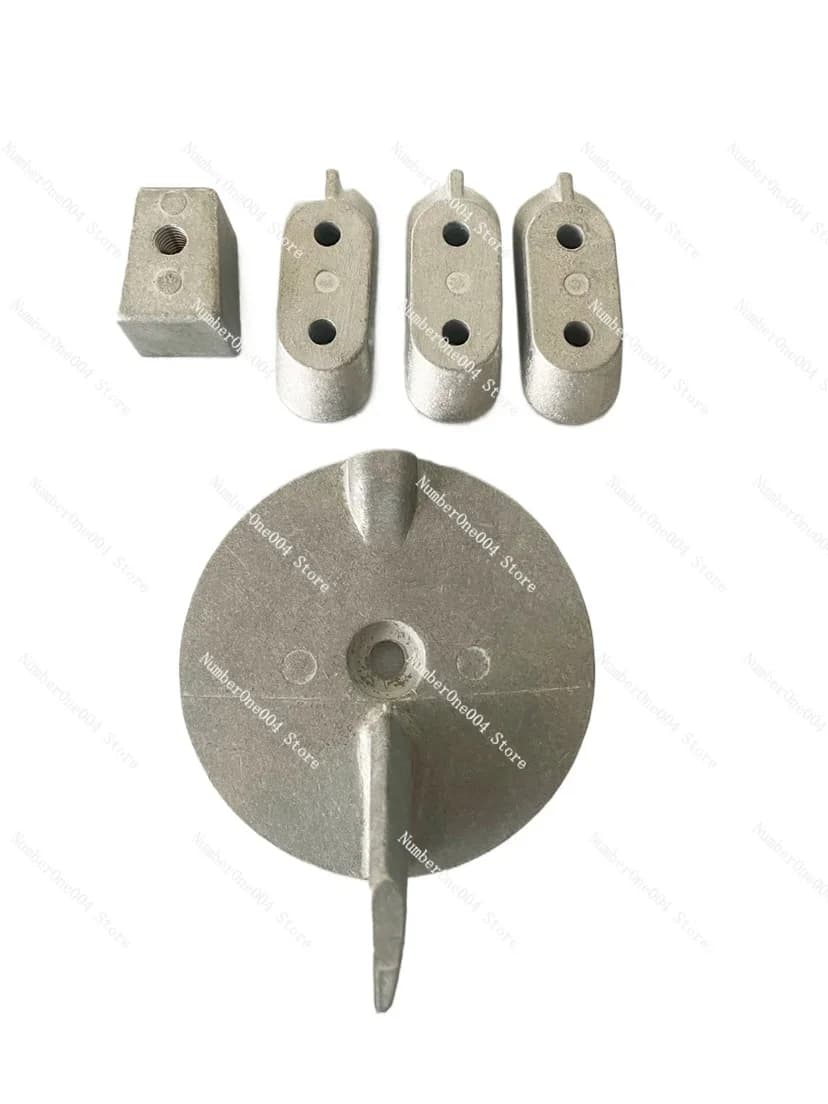 Anodi in Zinco per Motori Fuoribordo - Blocchi Sacrificali Anticorrosione per Motori da 30-300HP a 2/4 Tempi (Timone e Trim)