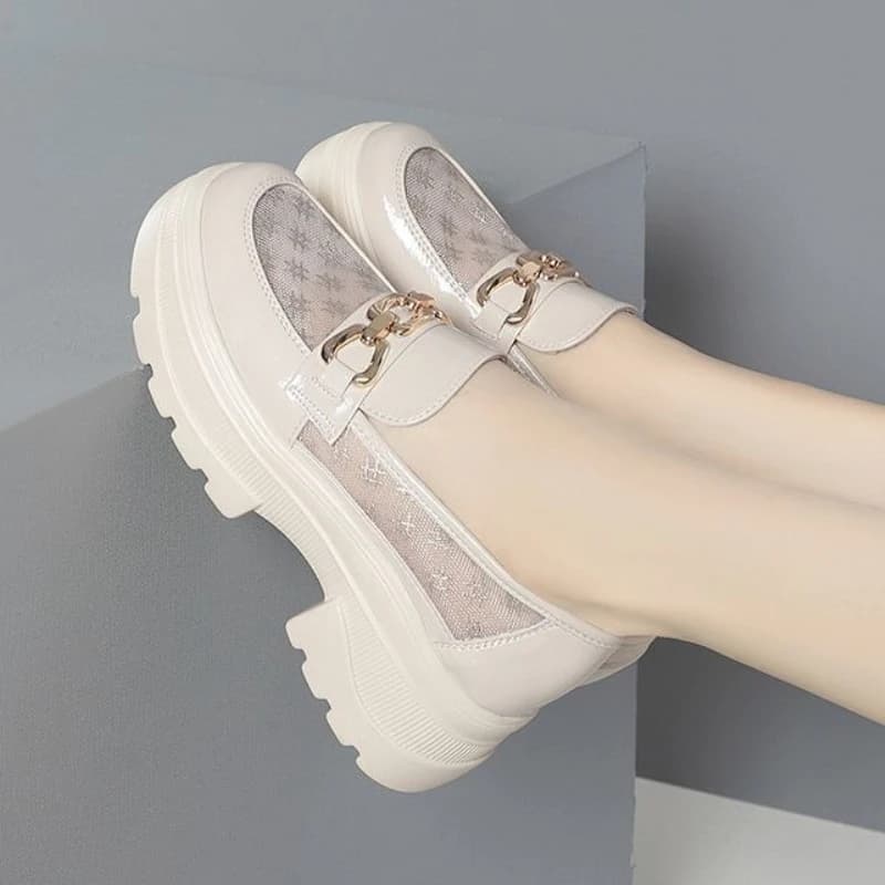 Nuove Scarpe Casual da Donna 2026: Mocassini in Rete con Punta Larga, Sandali con Plateau in Morbida Pelle e Suola Spessa Confortevole
