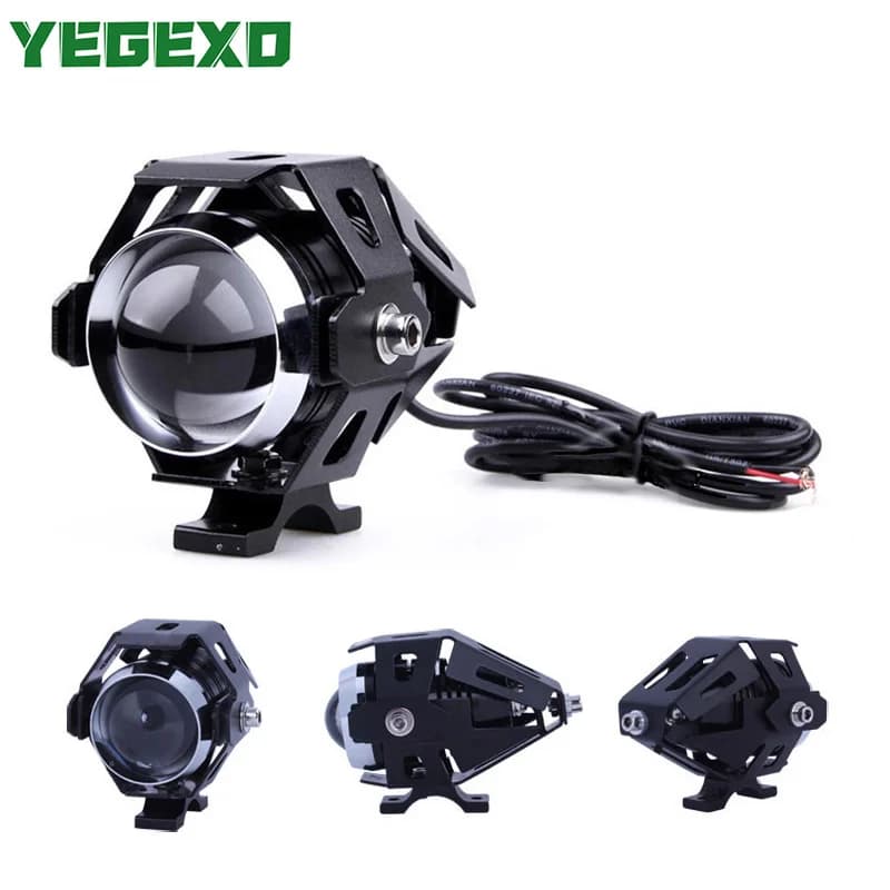 U5 Faro Del Motociclo LED Farol Moto Accessori Per Yamaha xjr 400 Yamaha virago 1100 BMW f750gs Ducati monster 82