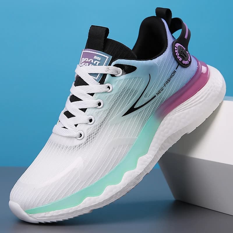 YRZL Scarpe da corsa da uomo Sneakers leggere e traspiranti Scarpe da passeggio comode Scarpe da jogging casual da allenamento antiscivolo 2025