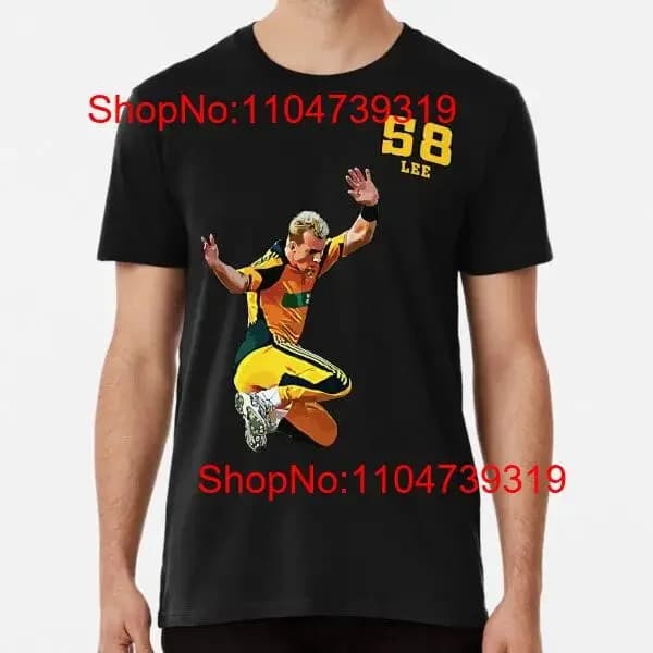 Brett Lee Australian Cricket Player Bowl dalla S alla 5XL Made in AU USA T Shirt vintage lavato unisex allungato leggermente versatile