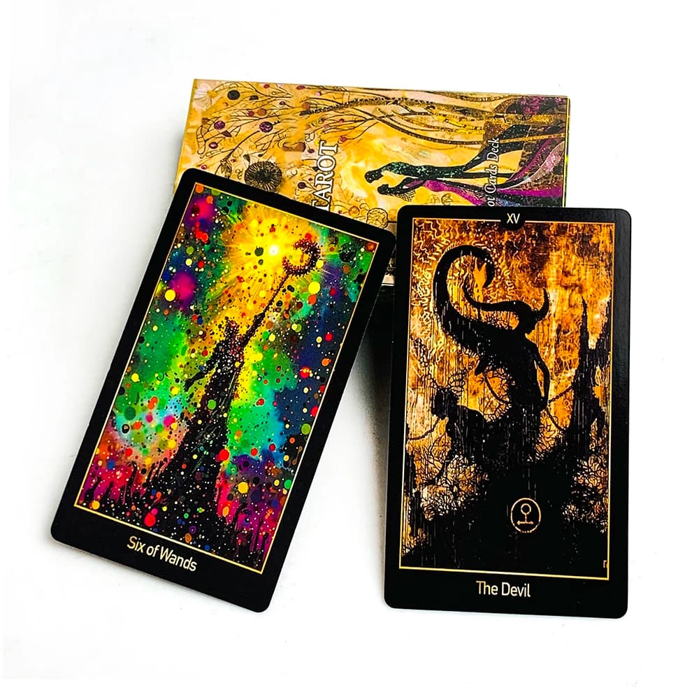 Nuove carte dei Tarocchi, gioco di carte per la divinazione del futuro, gioco da tavolo per la divinazione del destino, ideale per viaggi, meditazione e pratiche spirituali