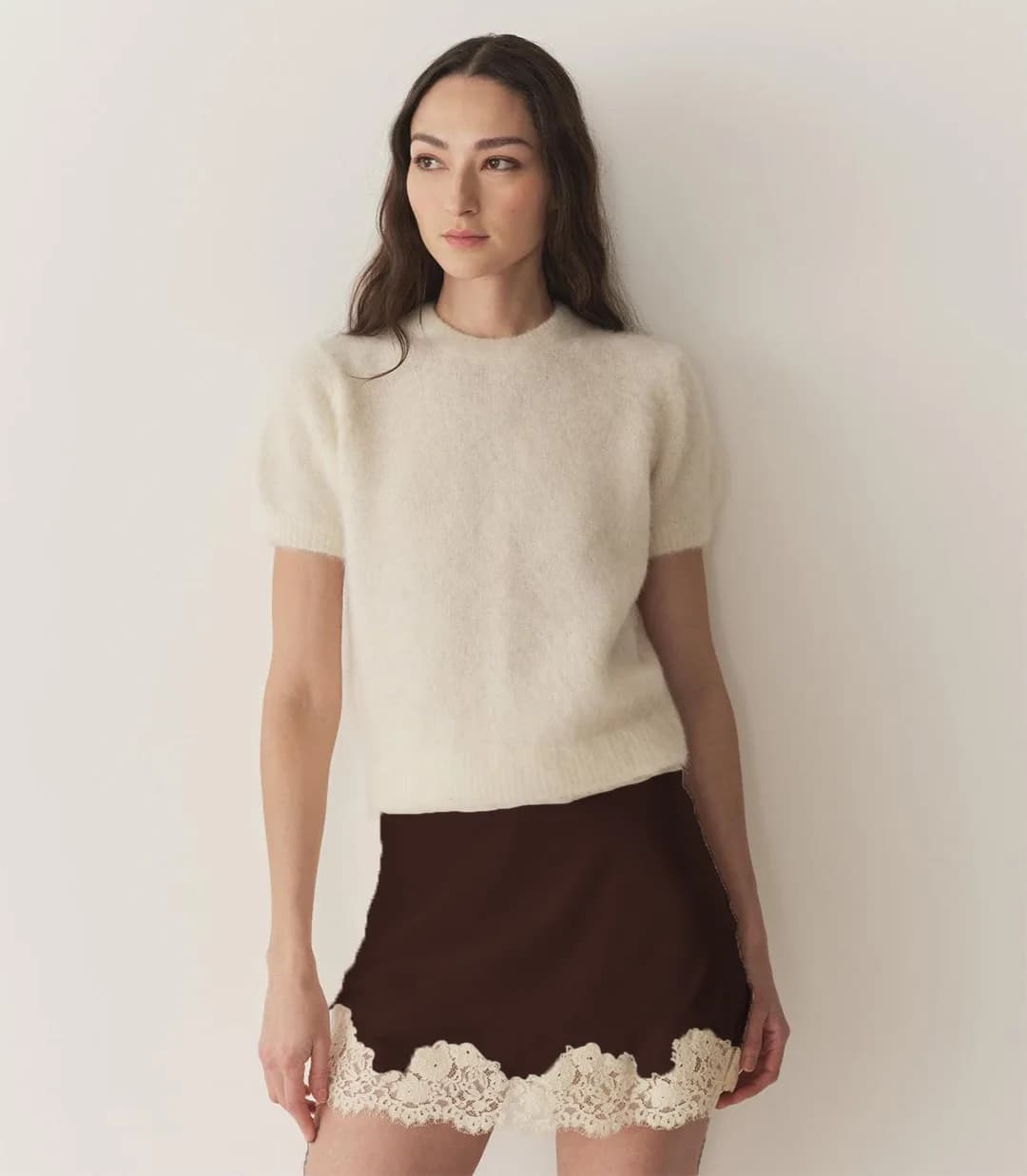 Y2k Women Lace Silk Satin Slip Skirt Low Rise Layered Underskirts A Line Mini Skirts Elegant High Flowy Half Slips Under Dress
