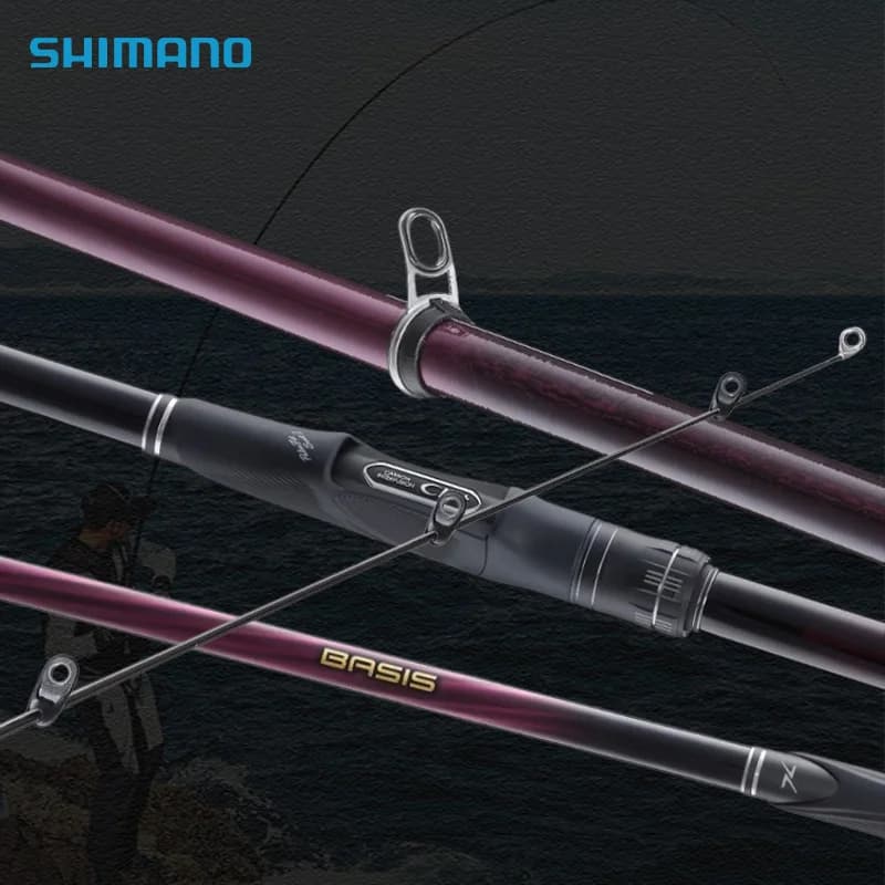Telescopic fishing rod Shimano BASIS 2022 in Carbon fiber with Guide X for Water Fishing Salad and Rock Fishing