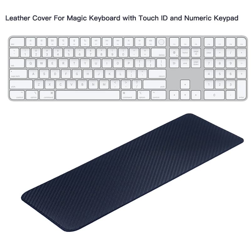 Custodia in pelle PU per tastiera Apple Magic con Touch ID e tastiera numerica A3119 A2520 A1843 Custodia aziendale di alta qualità