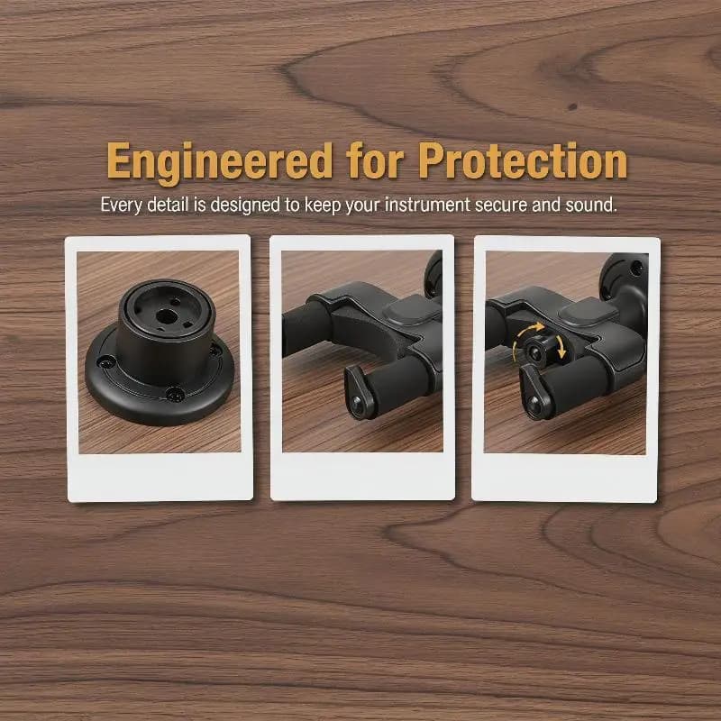 Supporto per Chitarra Elettrica e Acustica, per Basso, Ukulele, Mandolino, Design Decorativo