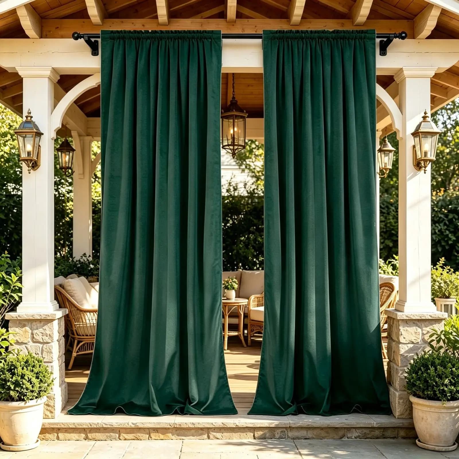 2PCS Solid Velvet Blackout Curtains, Full Light Blocking Window Drapes, For Bedroom Living Room, Warm Housewarming Gift