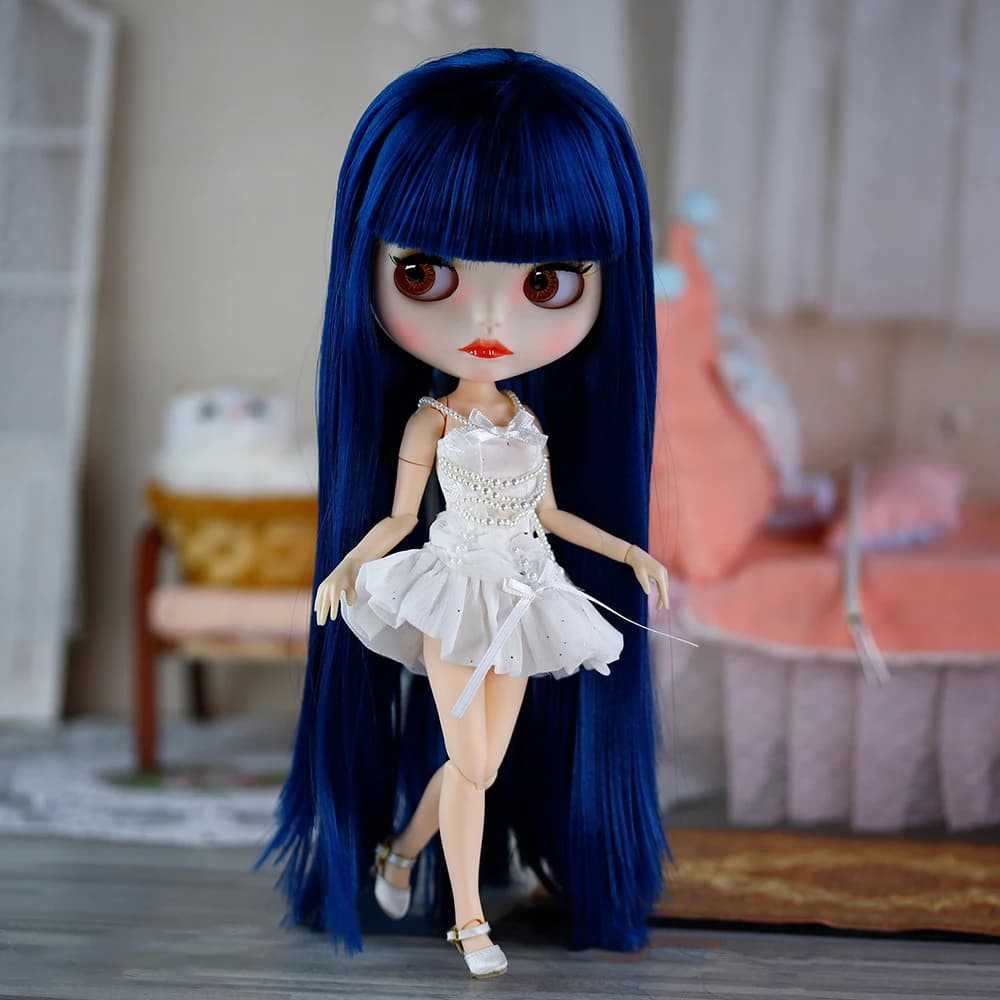 ICY DBS Blyth gonna ragazze Costume BJD gonna di perle bianche simpatico coniglietto Set regalo ragazza