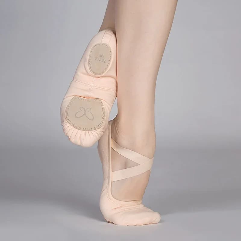 Scarpe da ballo elasticizzate per donne, ragazze, bambini, pantofole da balletto, ballerine con suola morbida, scarpe da pratica classiche antiscivolo