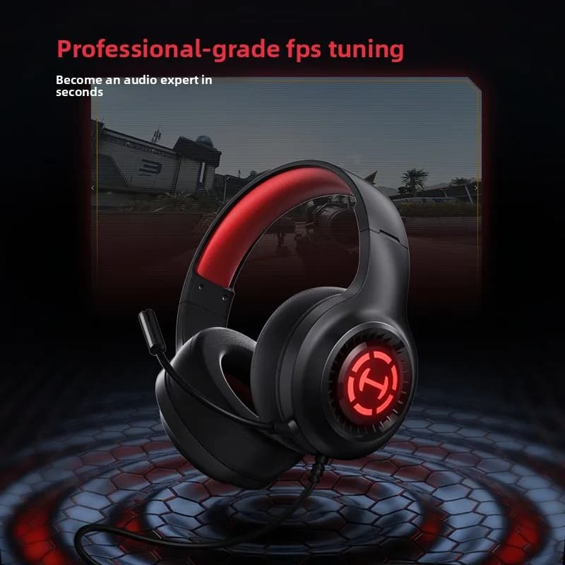 HECATE Edifier G15 Wired Over-Ear Gaming Headset with Microphone, USB Wired for PC E-Sports