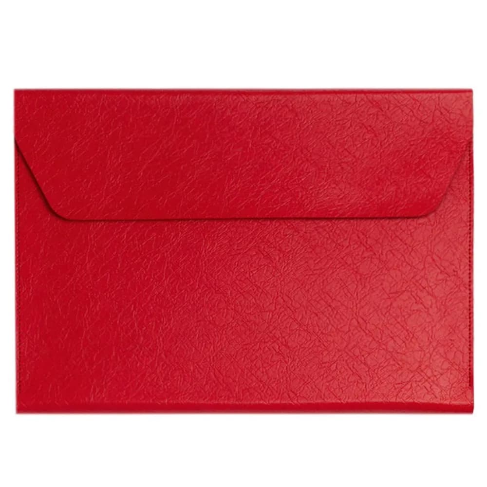 Portable Leather Document Folder a4 Waterproof File Bag Large Capacity Travel Document Holder Organiser Bag For Office Storage