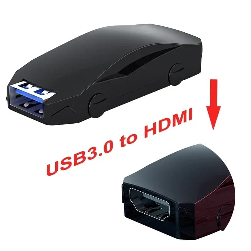 Convertitore cavo USB 3.0 a HDMI Adattatore display audio video Schermo condividi 1080P per laptop Notebook PC al proiettore monitor TV